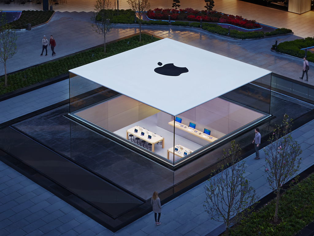 Apple Store is one of the most popular places to visit - Picture