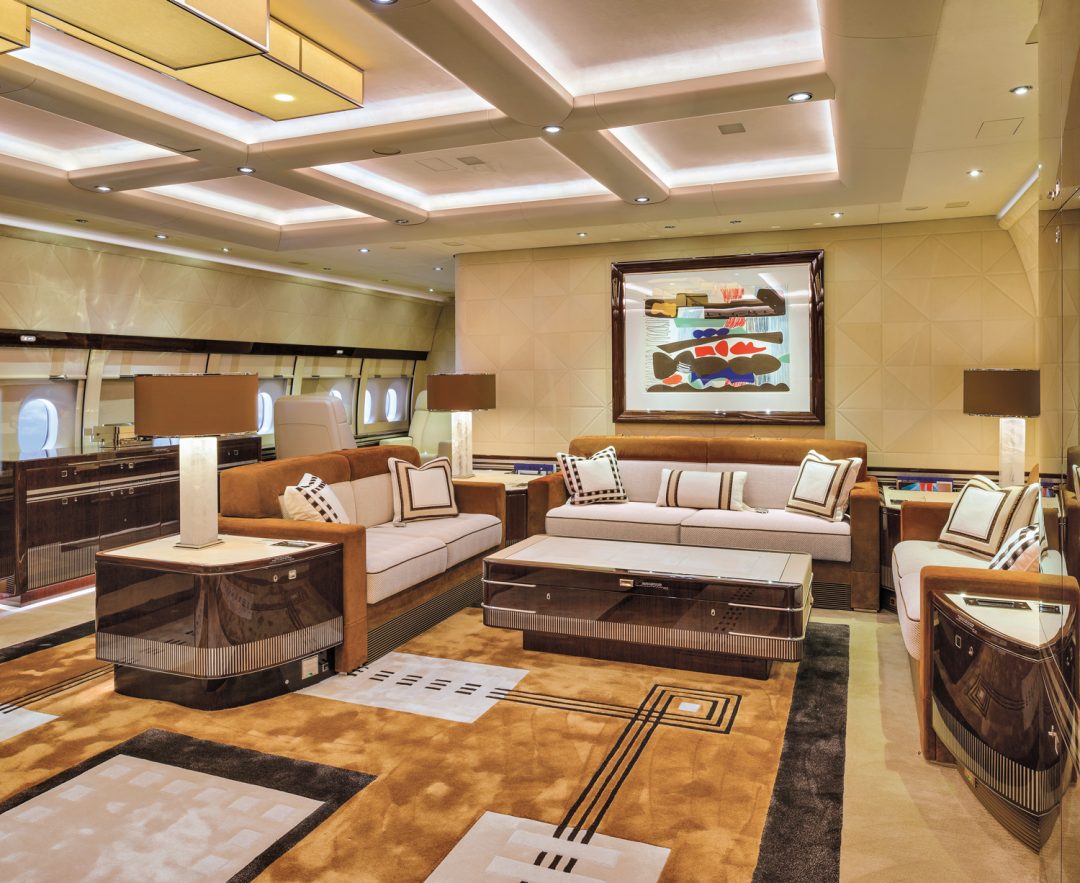 Tour an Ultra-Luxurious Boeing 747 Crafted by Alberto Pinto Interior ...