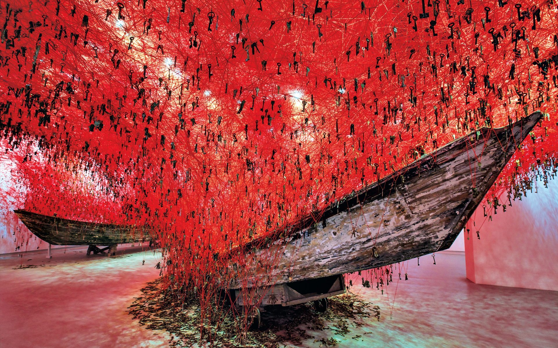 Chiharu Shiota Takes Over Tokyo's Mori Art Museum with Her Immersive  Weavings - Galerie