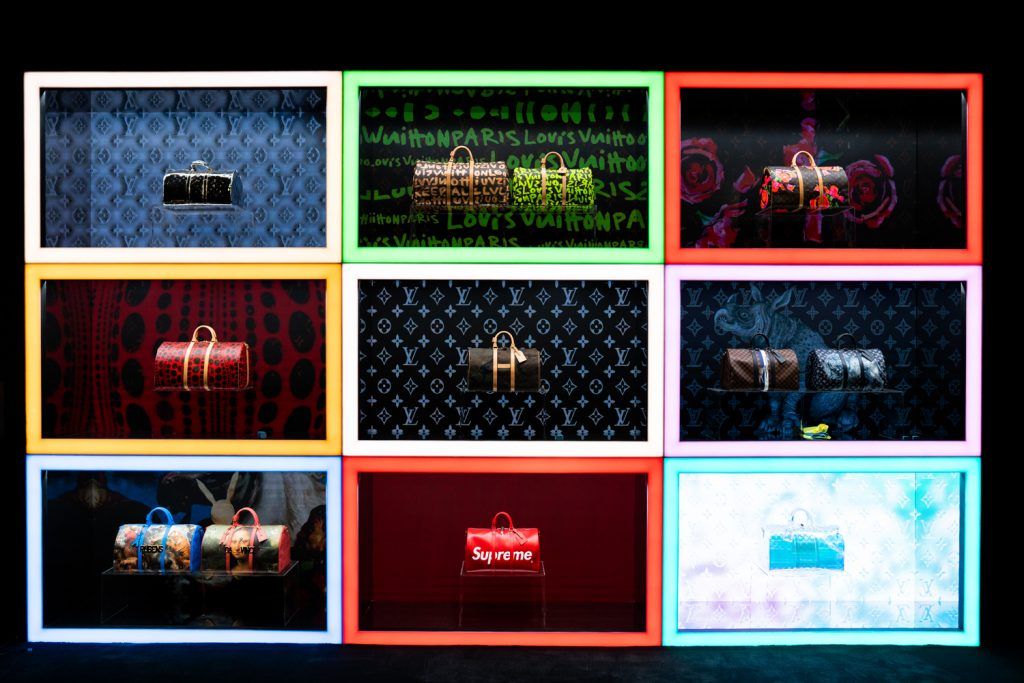 Louis Vuitton X Jeff Koons - the Masters Collection Window Display