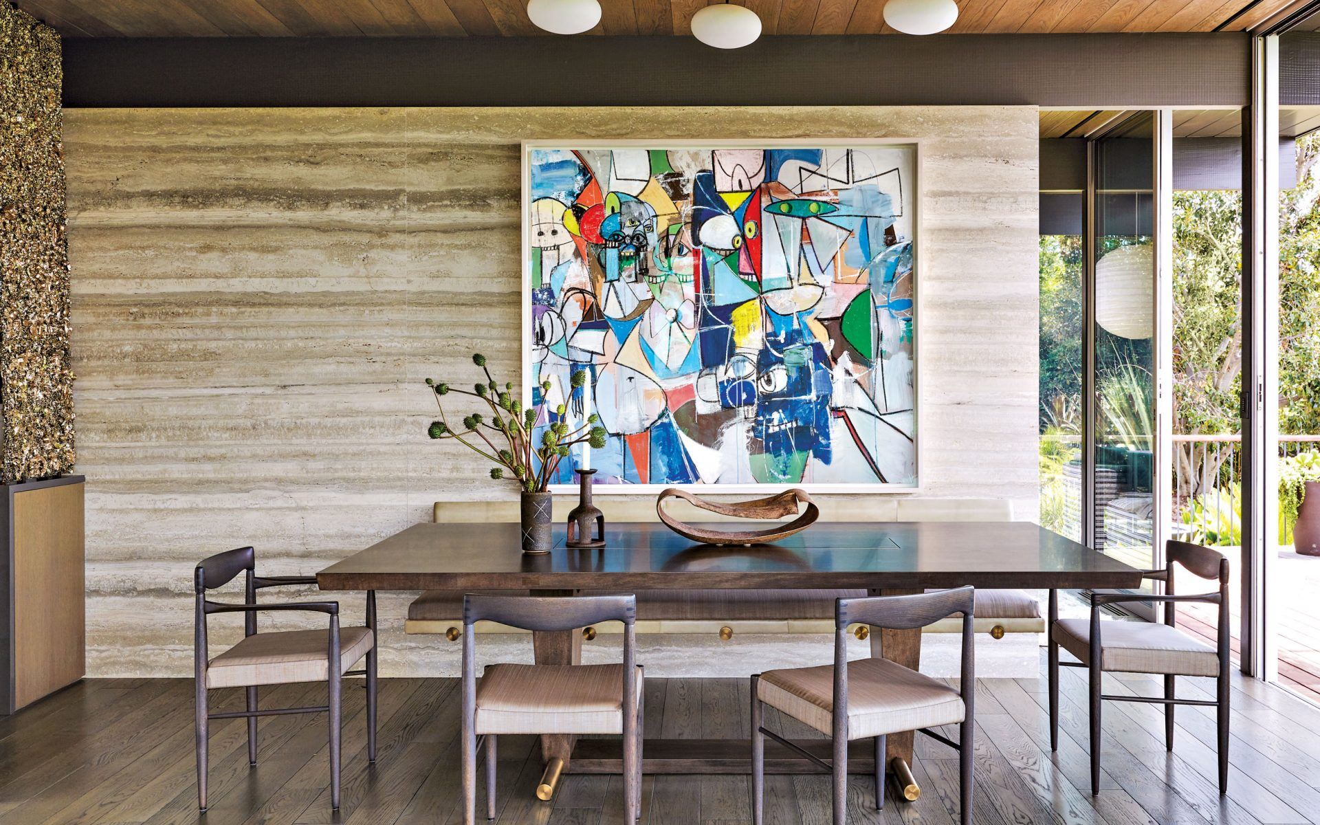 Vibrant Interiors Where George Condo's Art Takes Center Stage