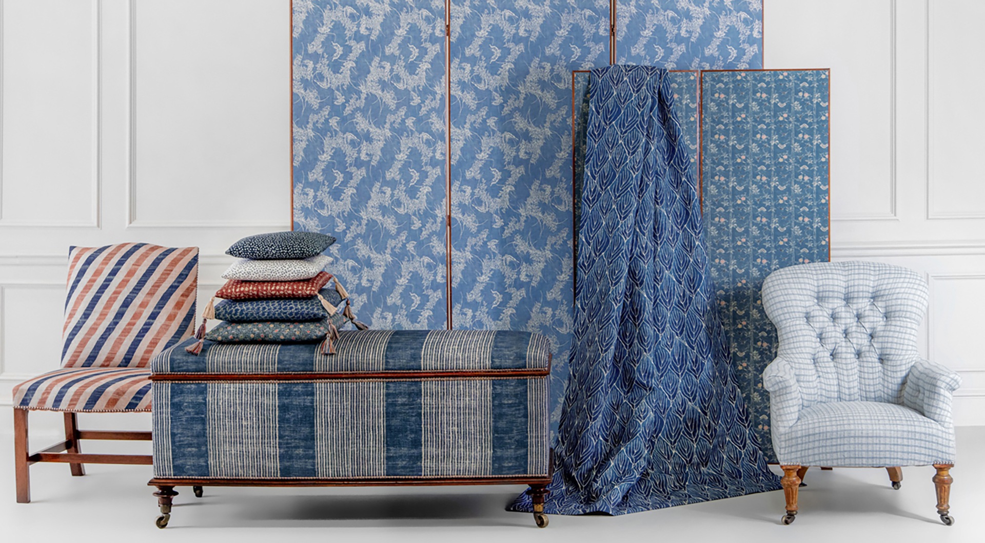 Robert Kime and Tory Burch Team Up for Japanese-Inspired Textiles - Galerie