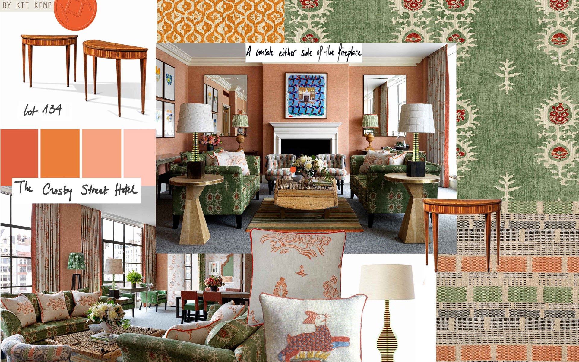 Wallpaper Wednesday: Kit Kemp's Mythical Land - The English Room