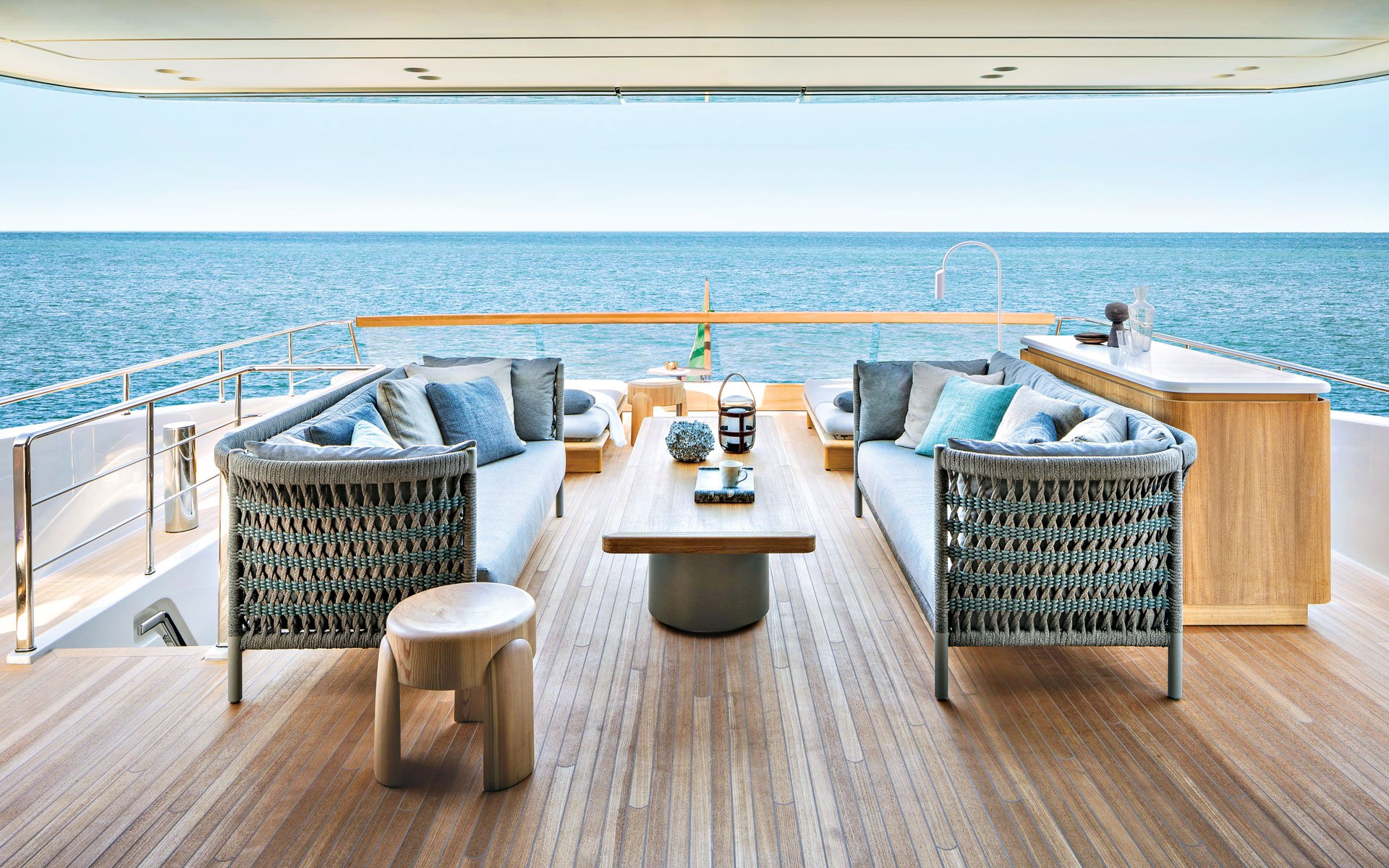 yacht exterior furniture