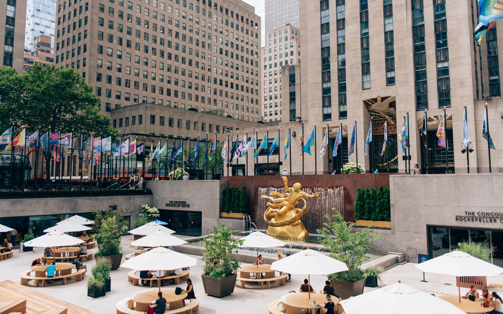 KAWS SHARE Sculpture Rockefeller Center New York