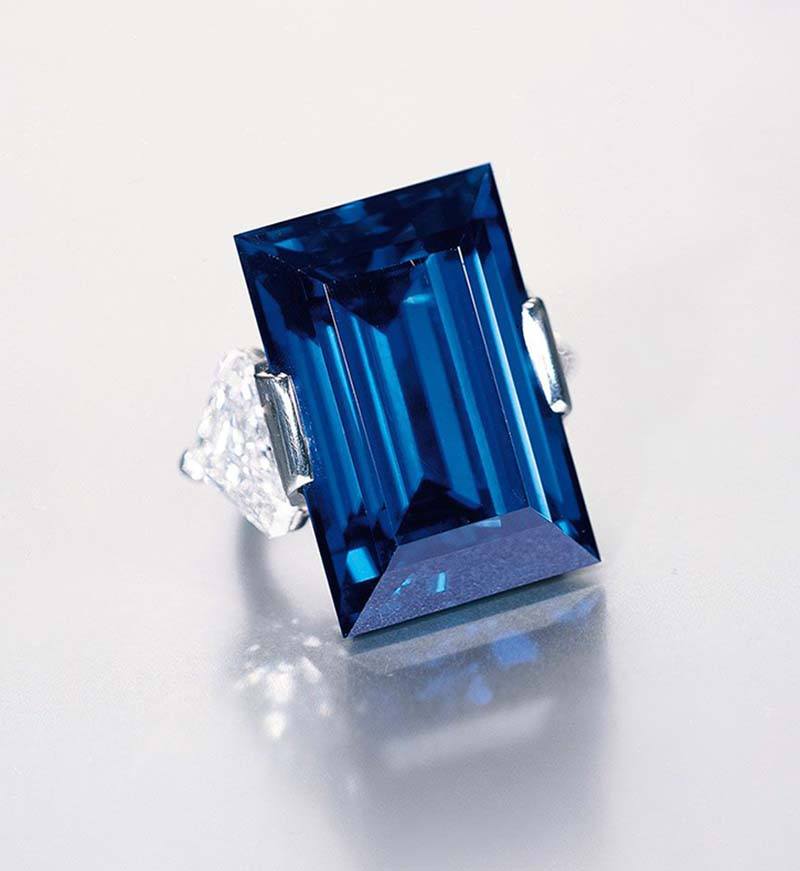 Rockefeller sapphire ring.