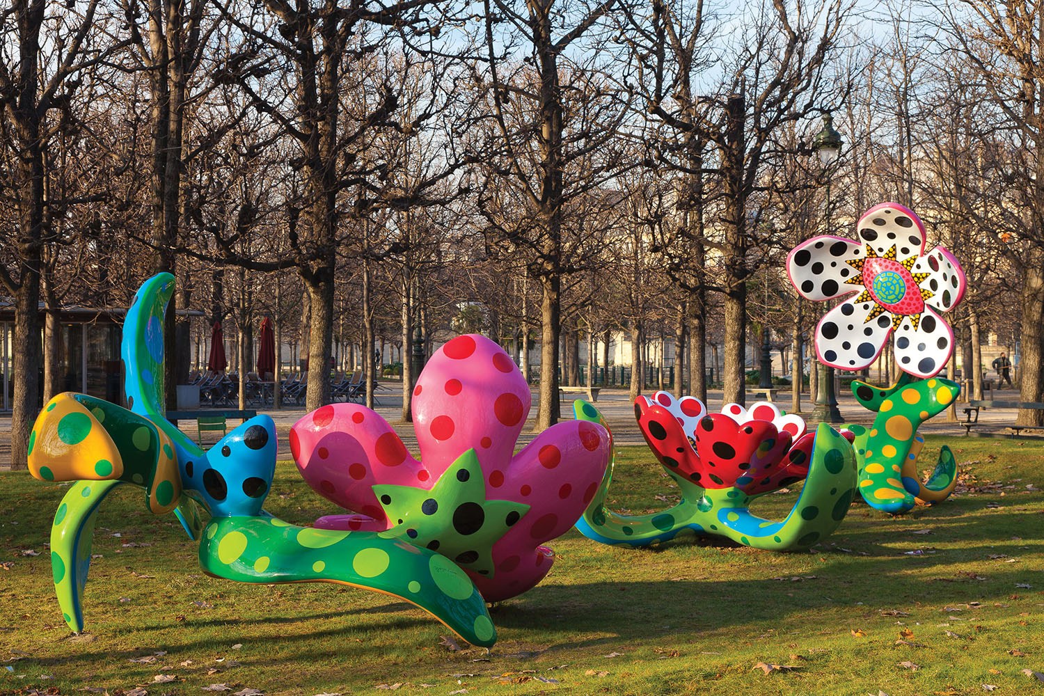 Yayoi Kusama's collaboration with Veuve Clicquot blossoms