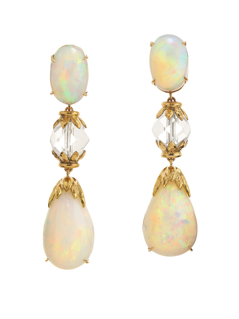 tiffany opal earrings