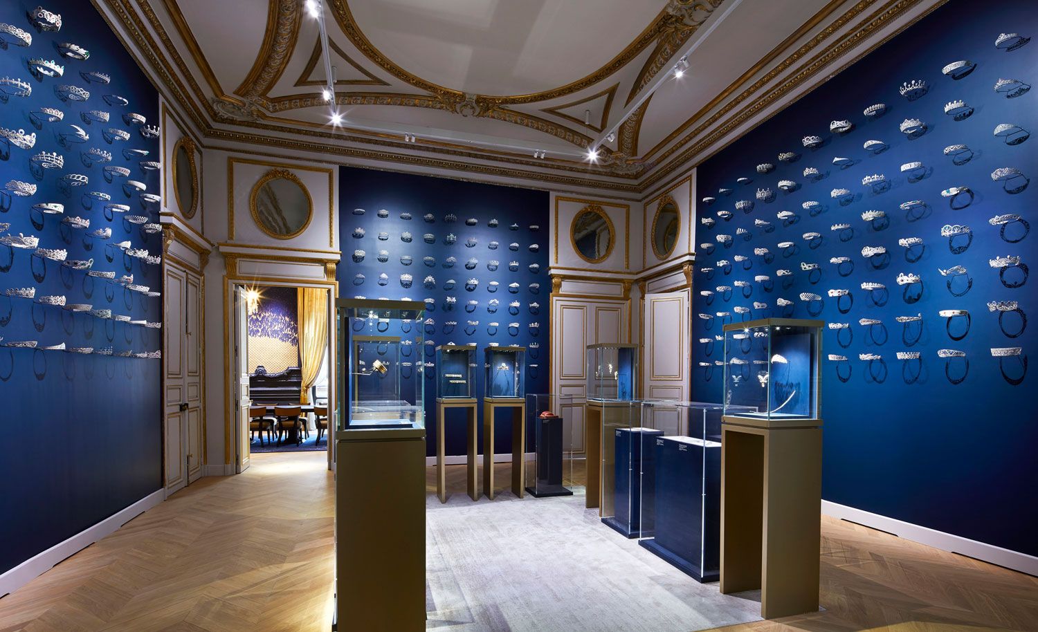 Inside Chaumet's Revamped Parisian Flagship: Tiara-Filled Walls