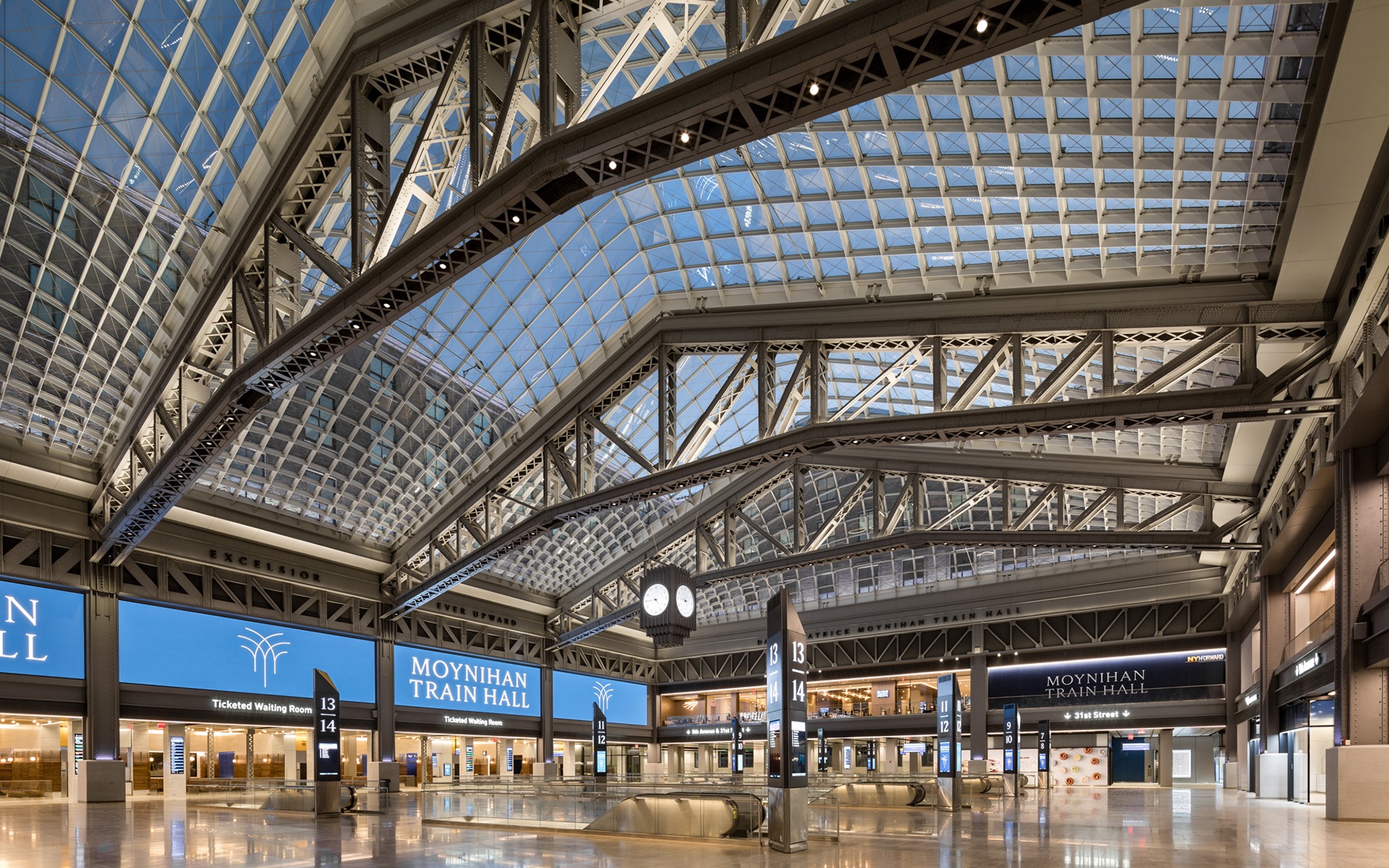 SOM completes Daniel Patrick Moynihan Train Hall in New York