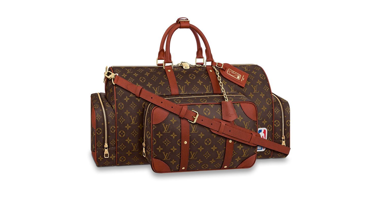 Louis Vuitton x NBA Brown Monogram Trio Pocket Keepall For Sale at 1stDibs