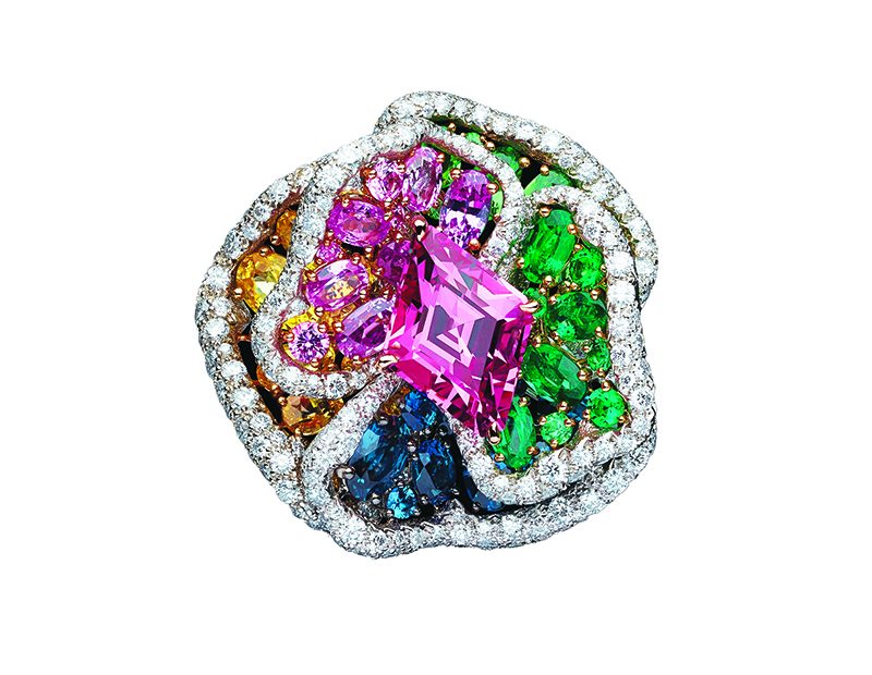 Dior Dazzles With Polychromatic 'Tie & Dior' Jewelry Collection