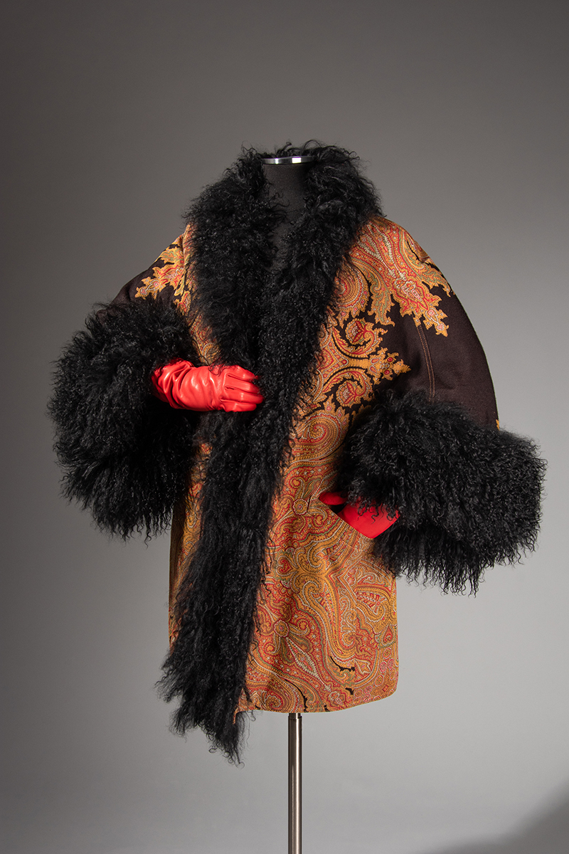 Sold at Auction: EMILIO GUCCI FULL LENGTH FUR COAT