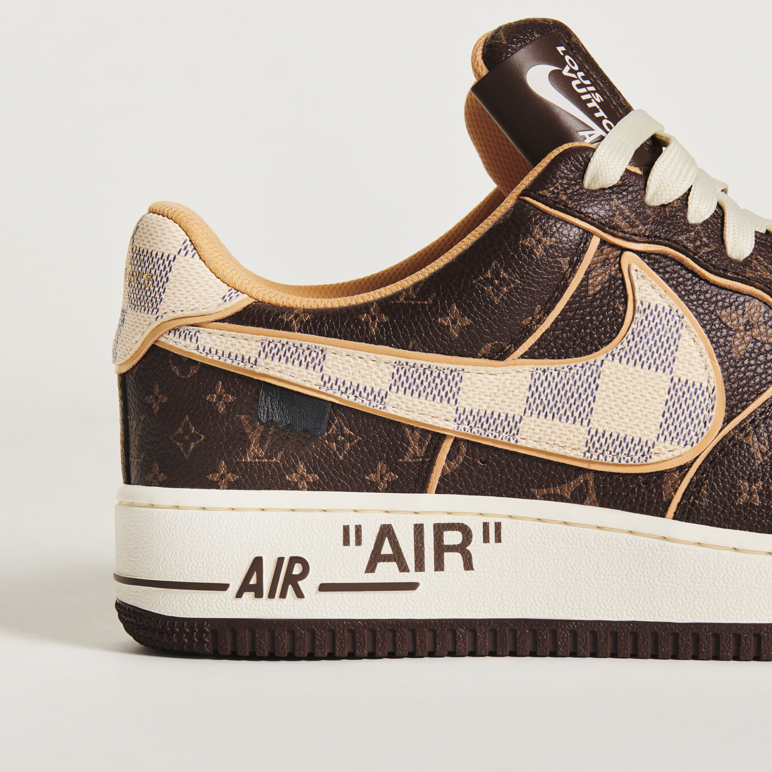 Virgil Abloh's Louis Vuitton Nike 'Air Force 1' Auctioned At Sotheby's –