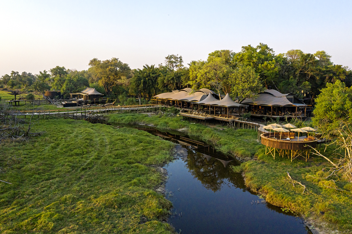 Xigera Safari Lodge is on the list of 2025 travel trends.