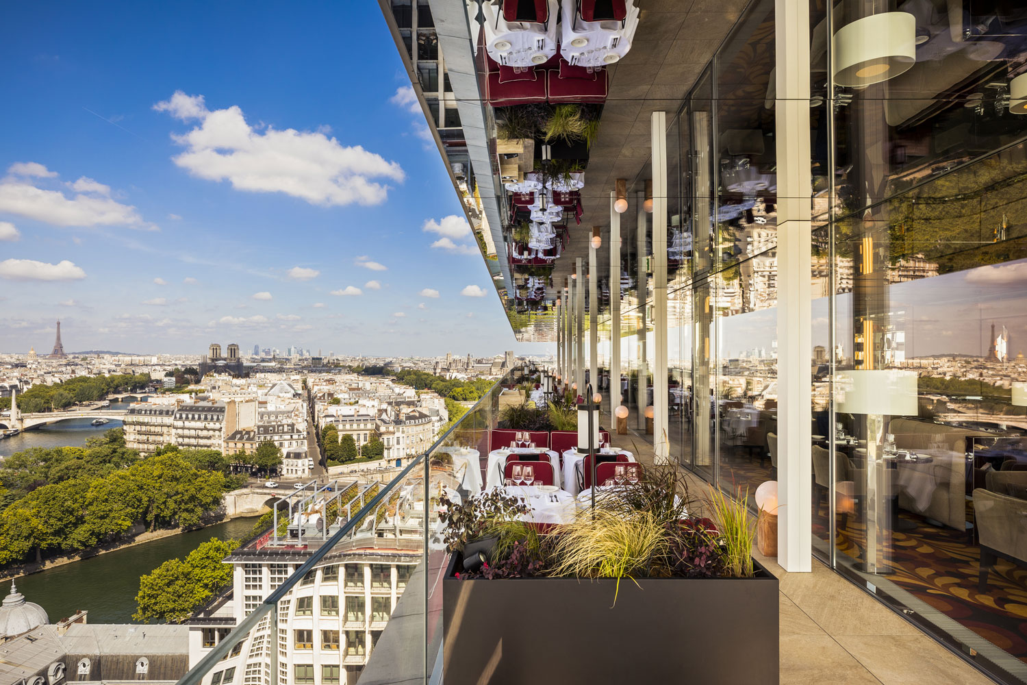 The view from Bonnie helps SO/ make the list of beautiful Paris hotels.