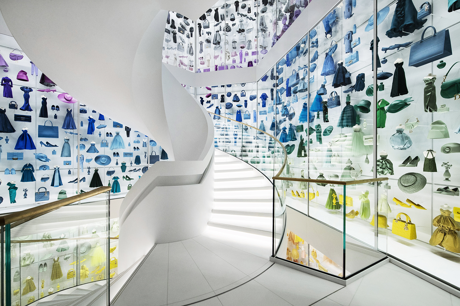 Paris, France, Louis Vuitton Store, LVMH montaigne ,Display