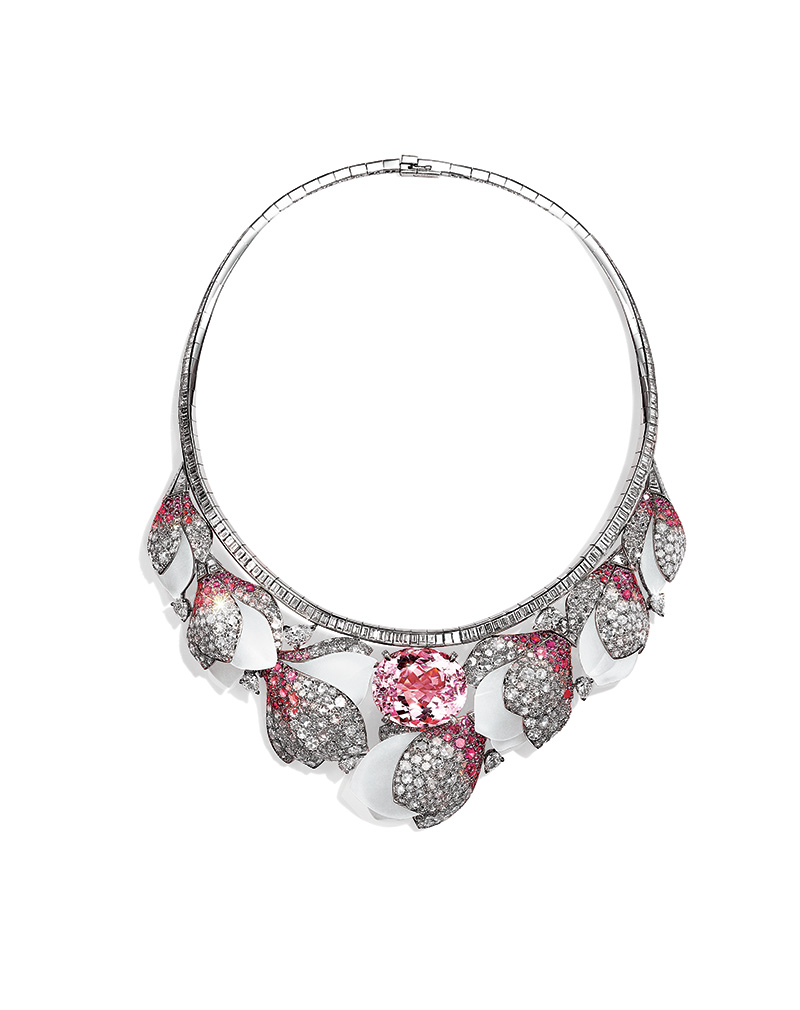 Sapphire & Diamond High Jewelry Necklace