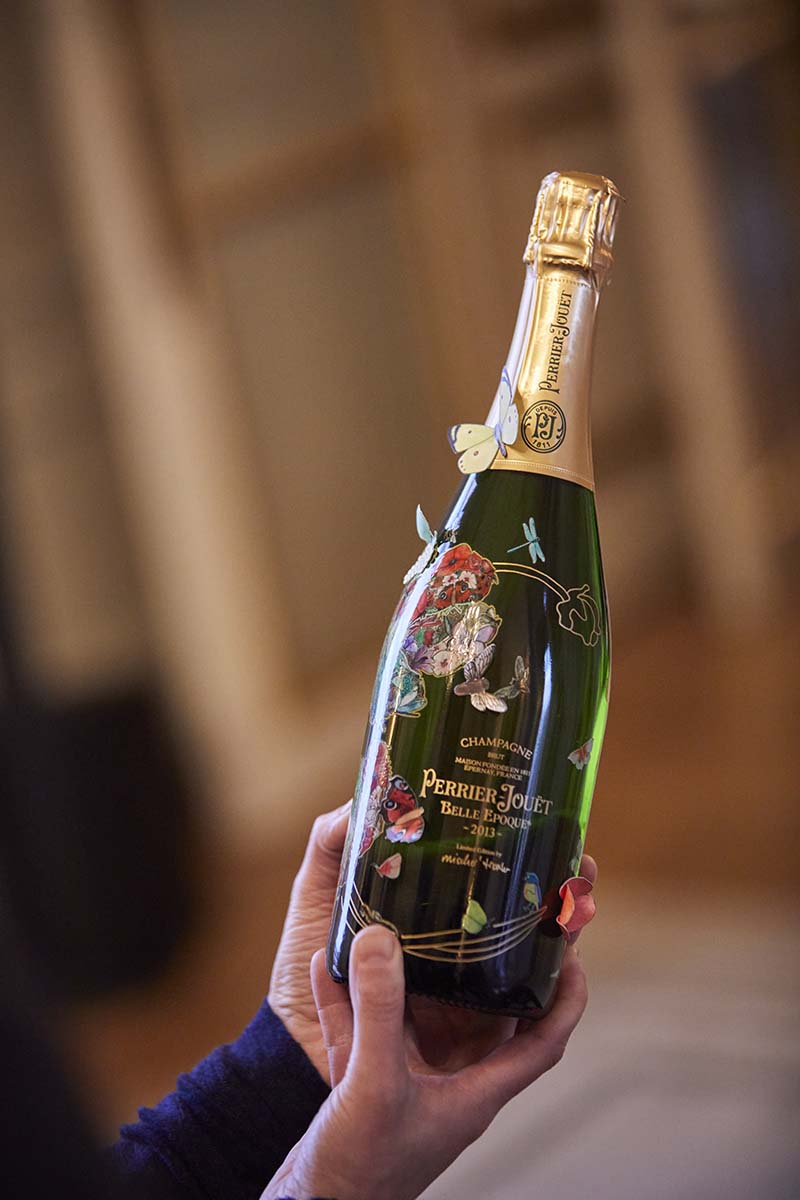 Perrier-Jouët Belle Epoque's Art Nouveau Anemone Gets a Modern