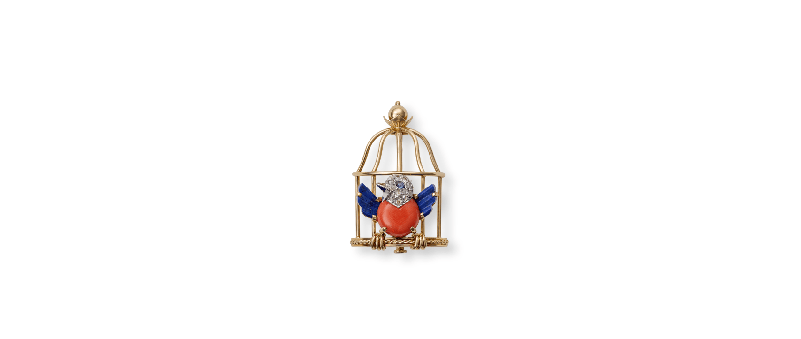 'Oiseau Libéré' brooch, Cartier Paris, 1947.