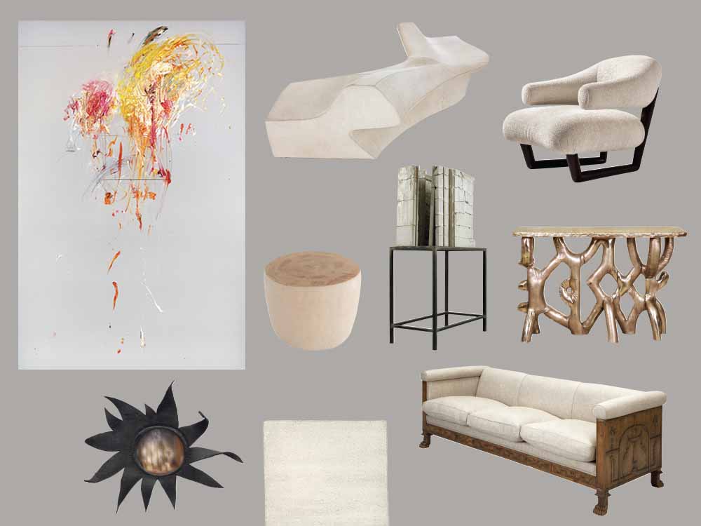 Julie Hillman Crafts an Artful Living Room Around a Cy Twombly Painting ...