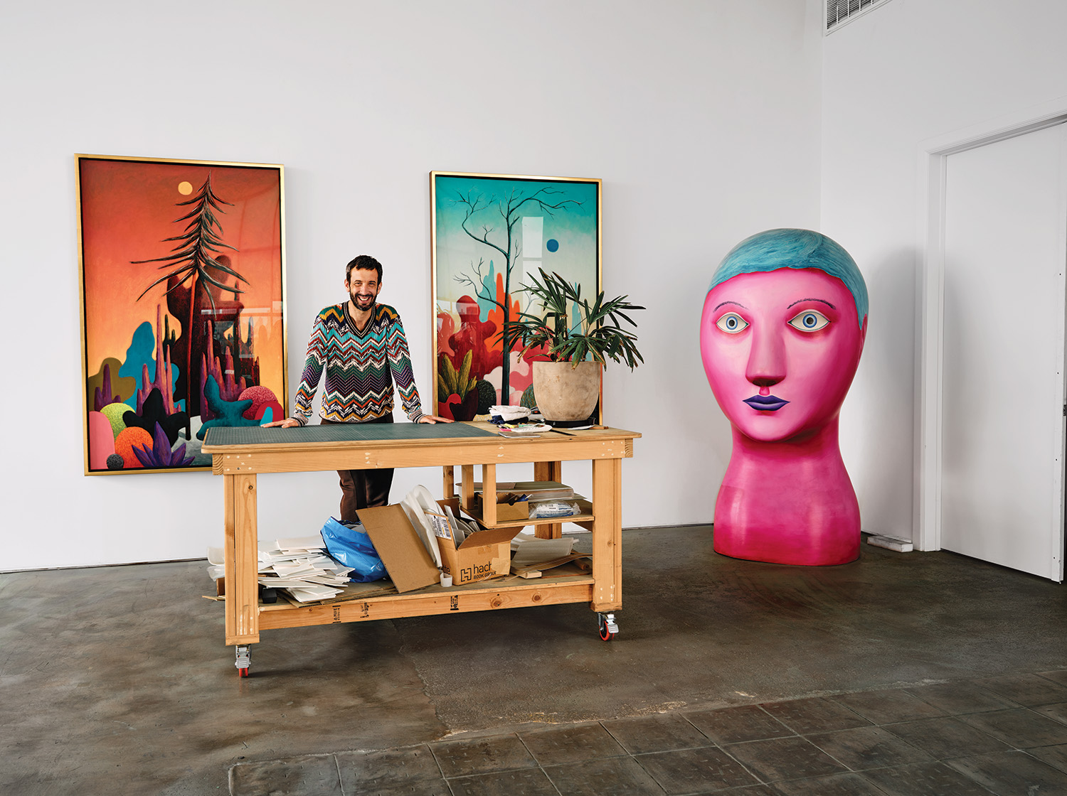 Artist Nicolas Party Opens the Door of His Brooklyn Studio - Galerie