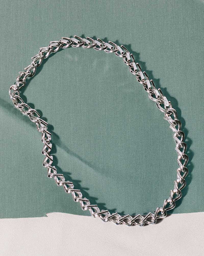Morphing narrow chain anklet-
