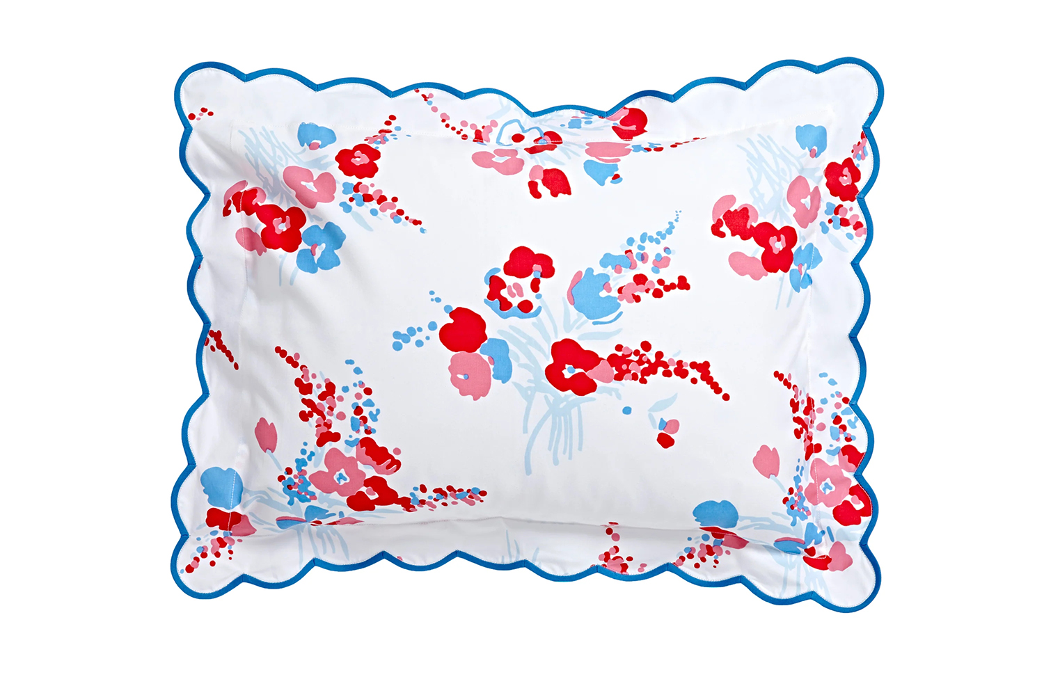 Red, white, and blue pillow