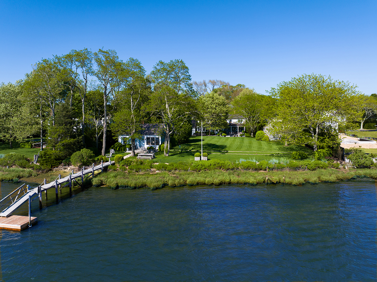 Steven Gambrel's estate encompasses almost a full acre just a couple of blocks from the Main Street of Sag Harbor.