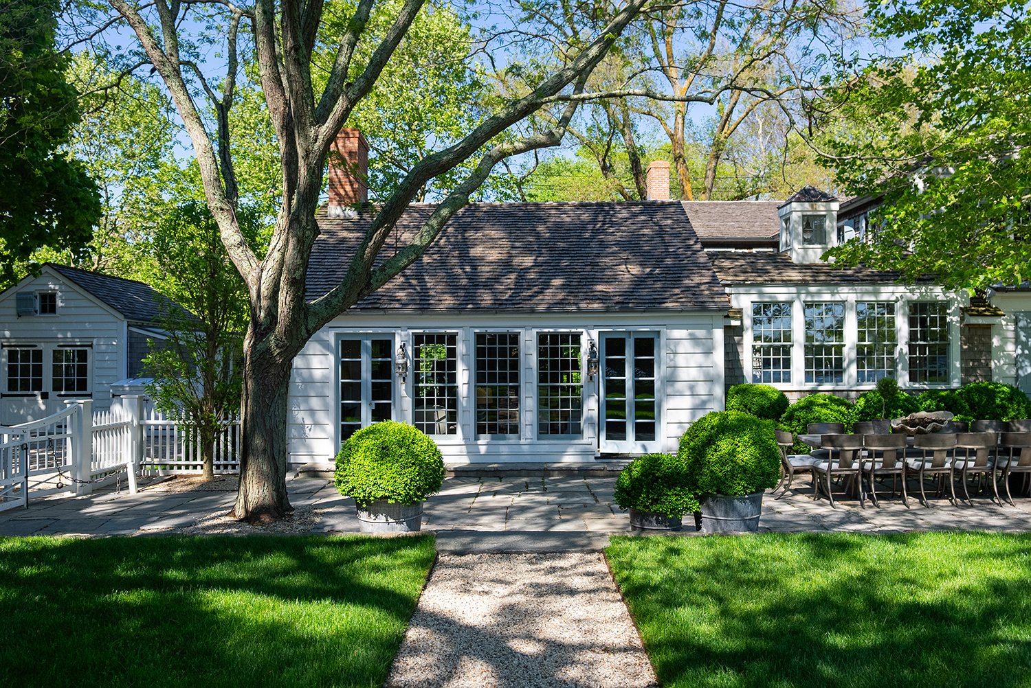 Steven Gambrel's property sits right on Upper Sag Harbor Cove and dates to 1790.