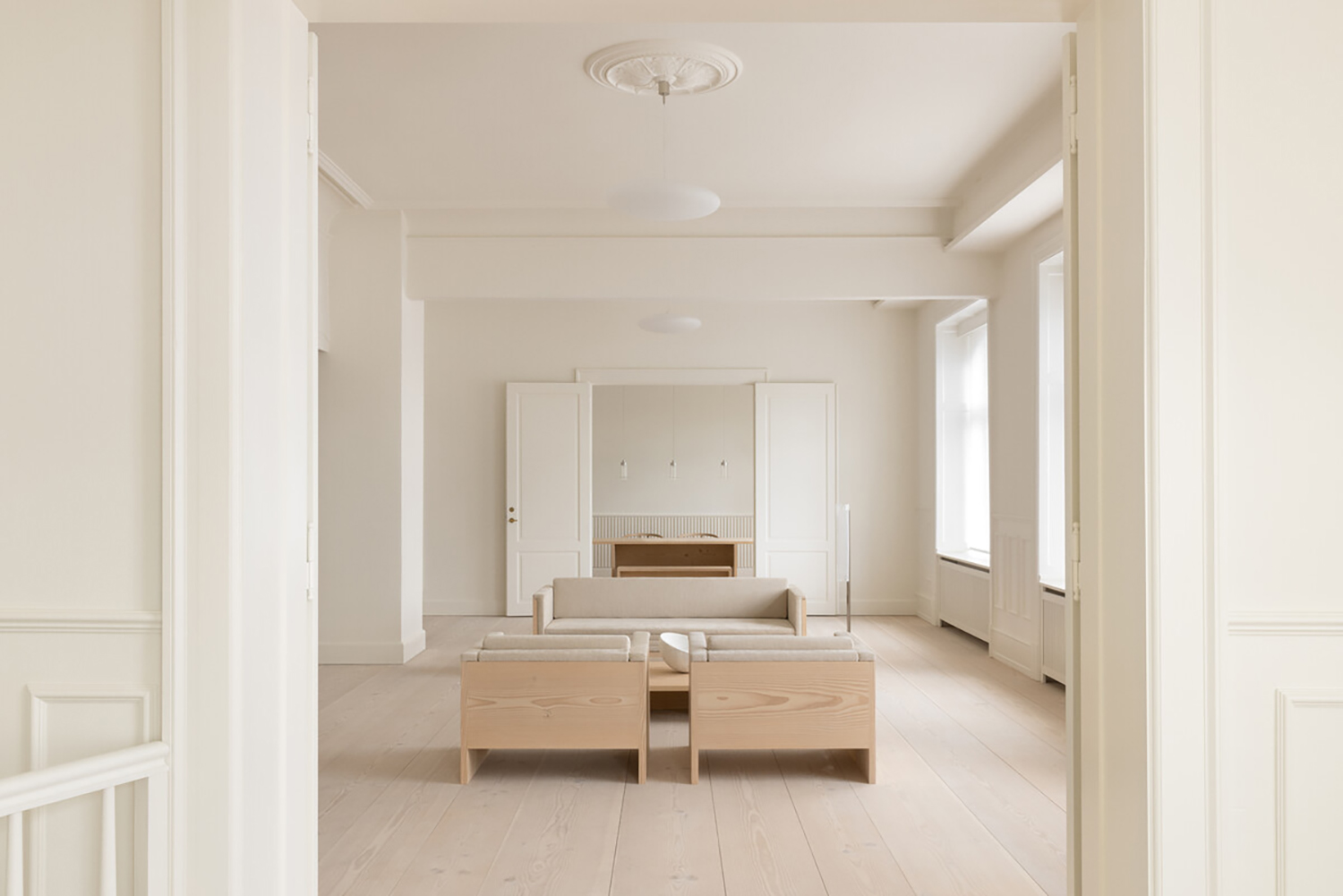 The Dinesen Apartment by John Pawson in Copenhagen.