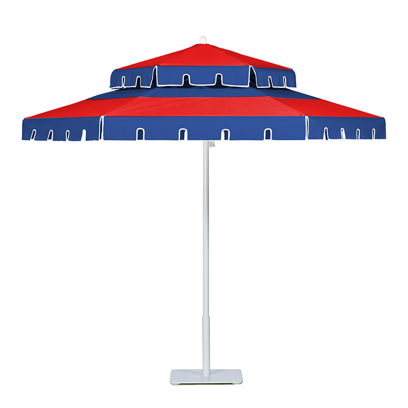 Red, white, and blue umbrella by Santa Barbara Designs