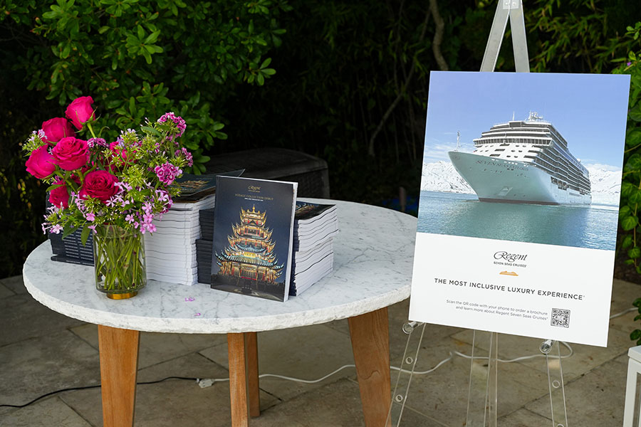 Seven seas explorer auction item at God's Love We Deliver event in the Hamptons