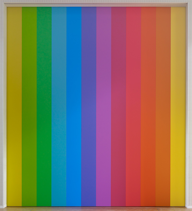 Ellsworth Kelly, Spectrum VIII, (2014) is on the list of museum exhibitions to see this summer.