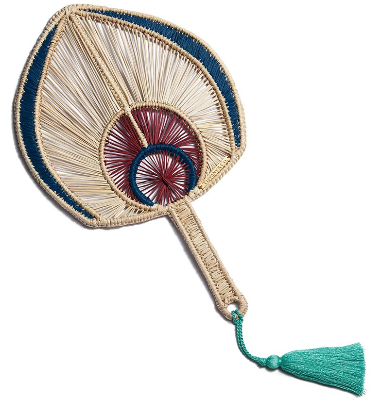 Tiffany Batik woven fan