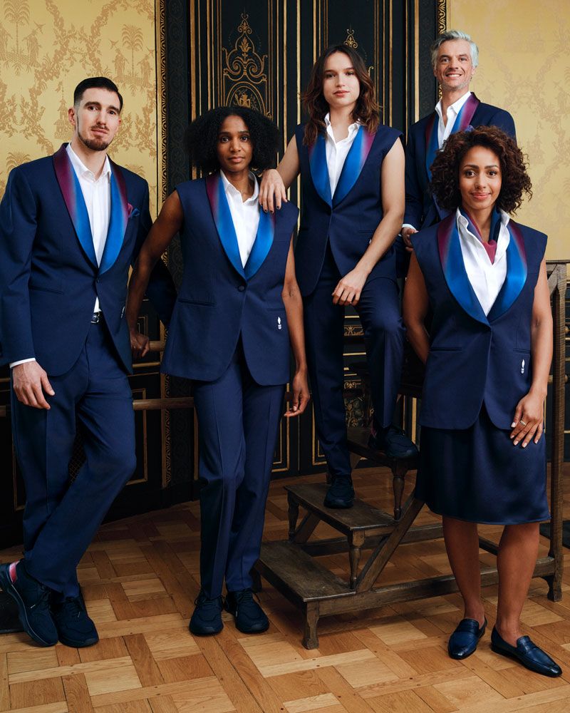 Berluti's Olympic fashion for Team France.