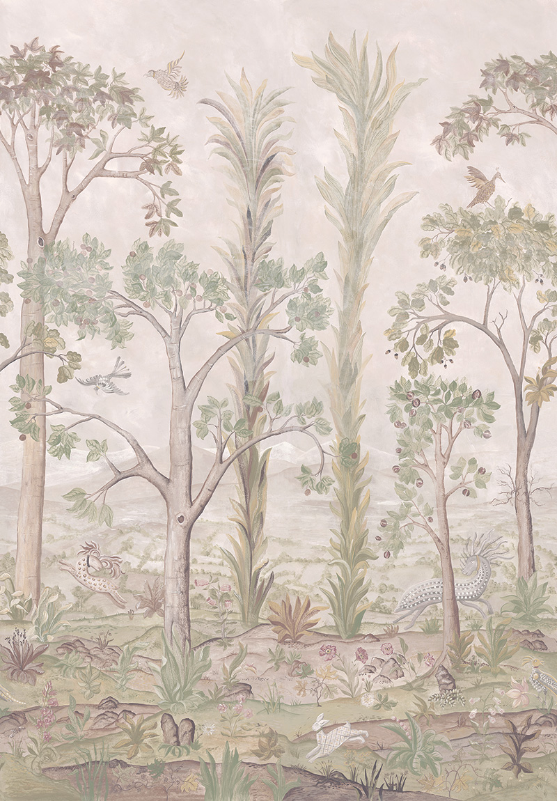 Tall Trees wallpaper by Kit Kemp for GP & J Baker.