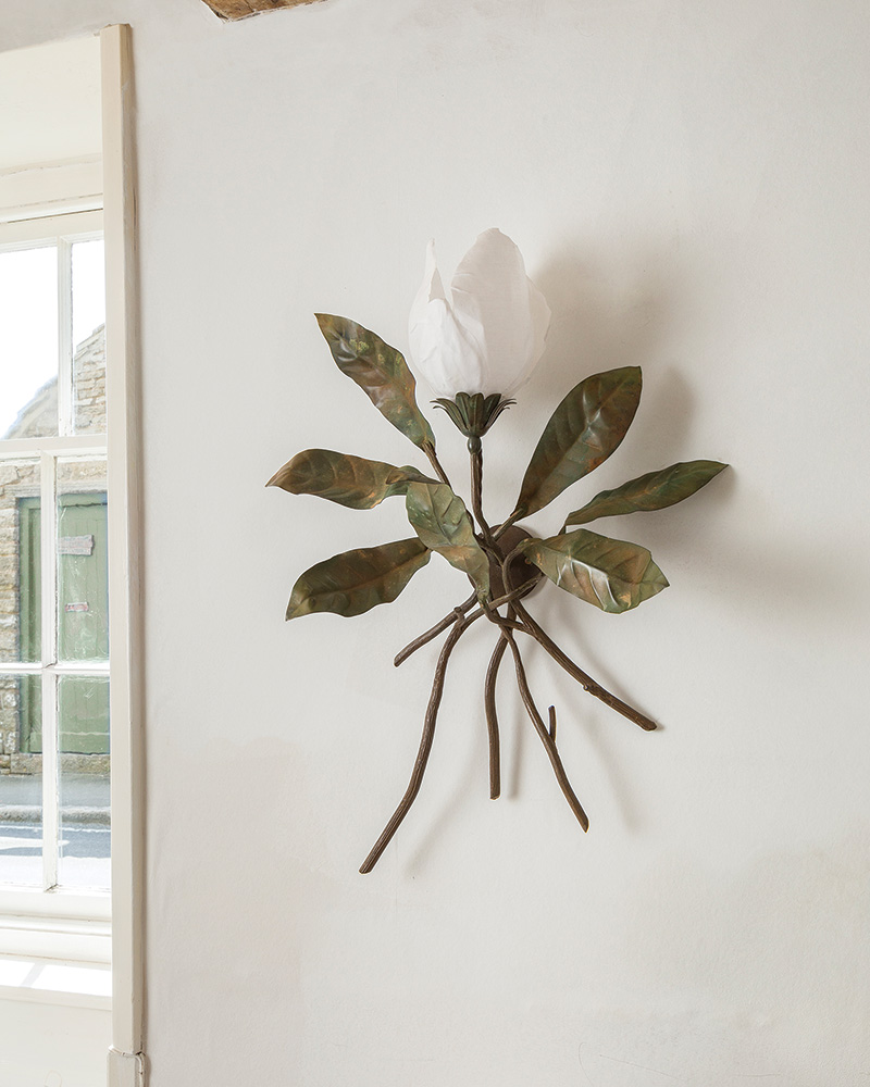 Magnolia Bloom wall light by Cox London chosen by Kit Kemp