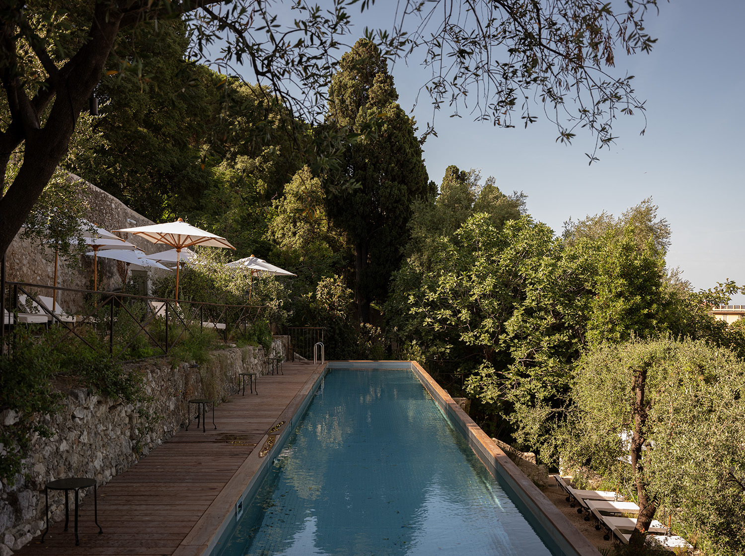 Lap pool at Hotel du Couvent.