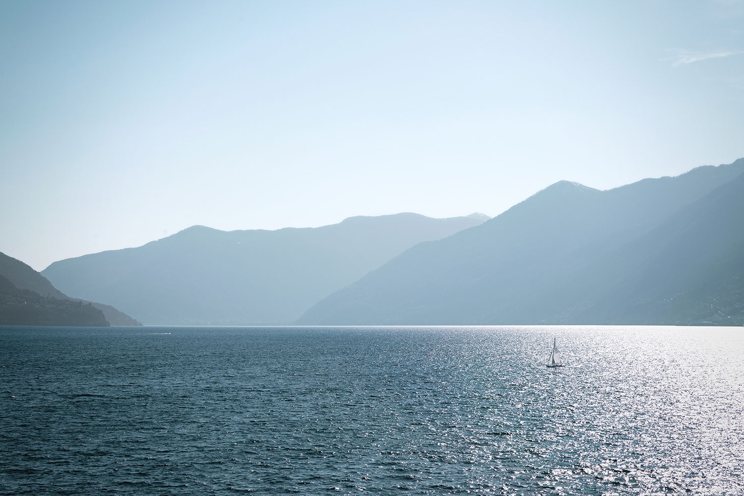 Lake Maggiore near Ascona, Switzerland.