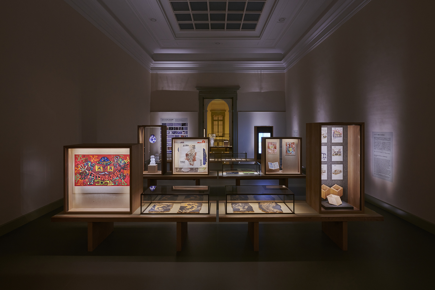 Installation view of “Half-Century of Cartier in Japan and Beyond: An Everlasting Dialogue of Beauty and Art