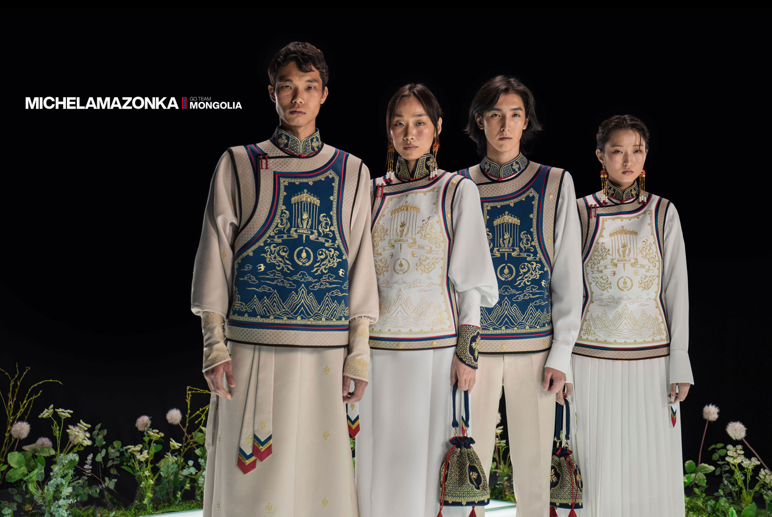 Michel & Amazonka's Olympic fashion for Team Mongolia.