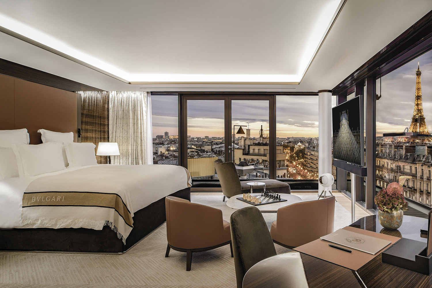 The Bulgari Hotel Paris makes the list of Paris hotels