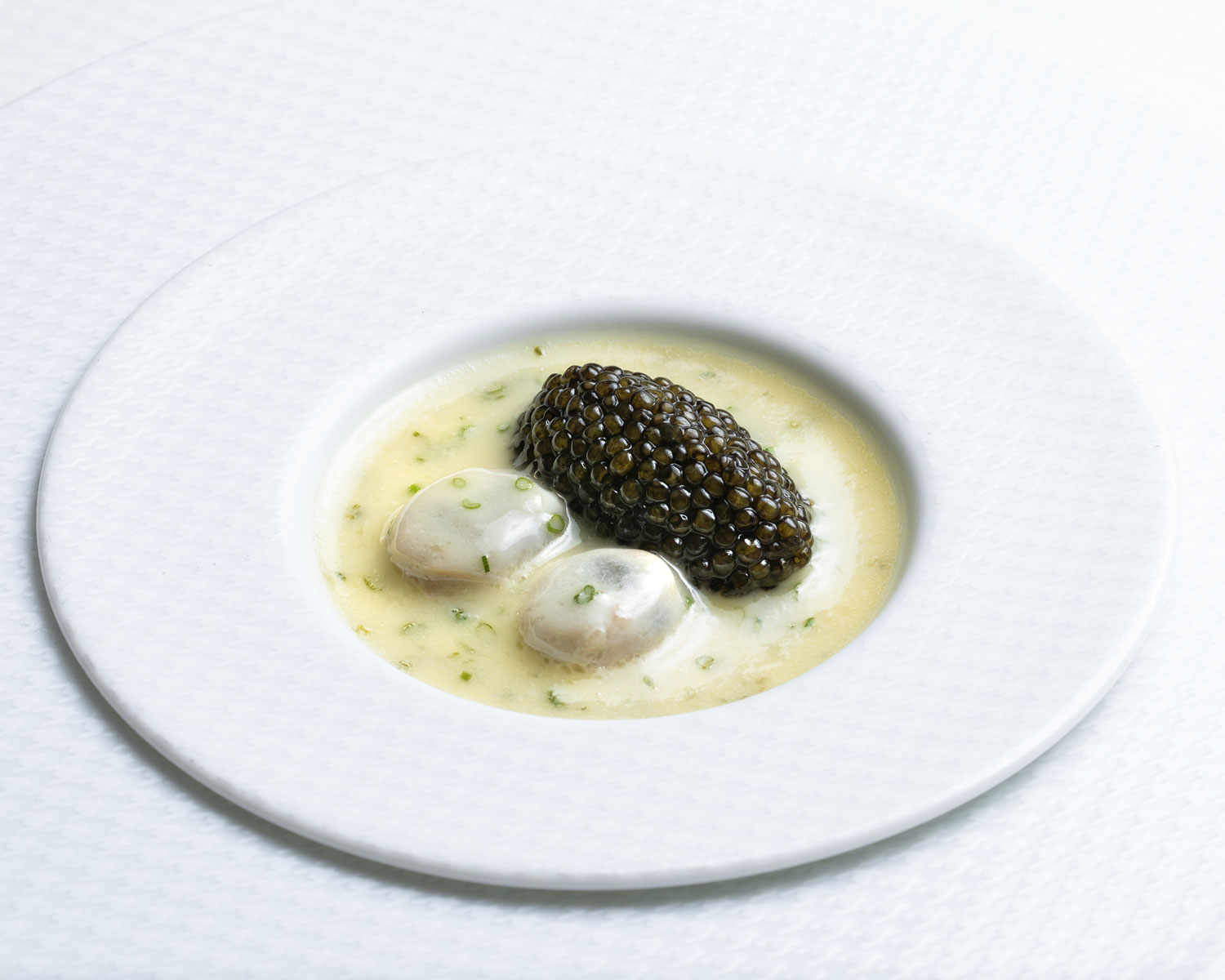 Thomas Keller's Oysters & Pearls dish