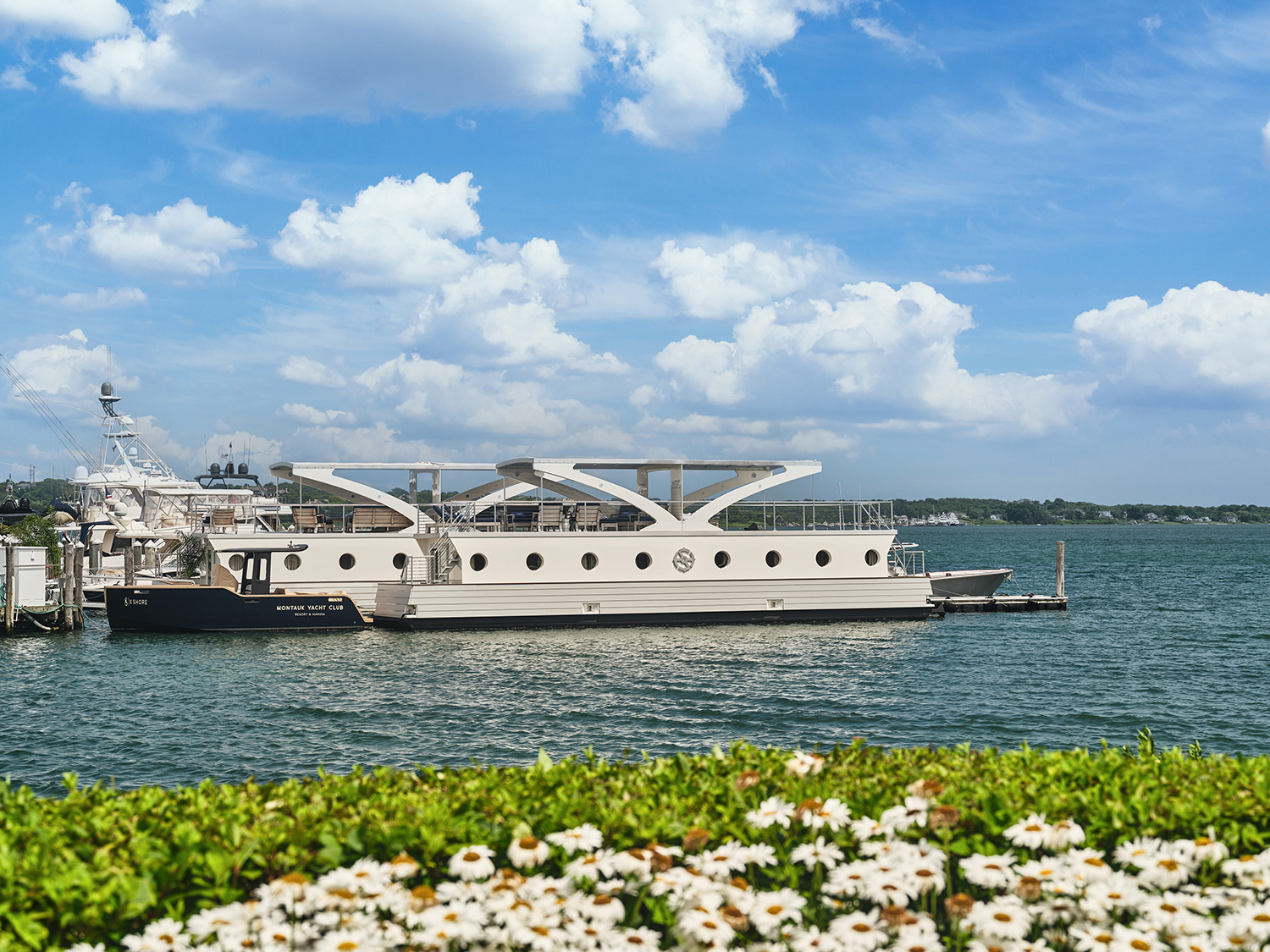 The Cabana at Montauk Yacht Club, where La Prairie debuts its first-ever seasonal spa in the Hamptons and guests can enjoy services on a boat.