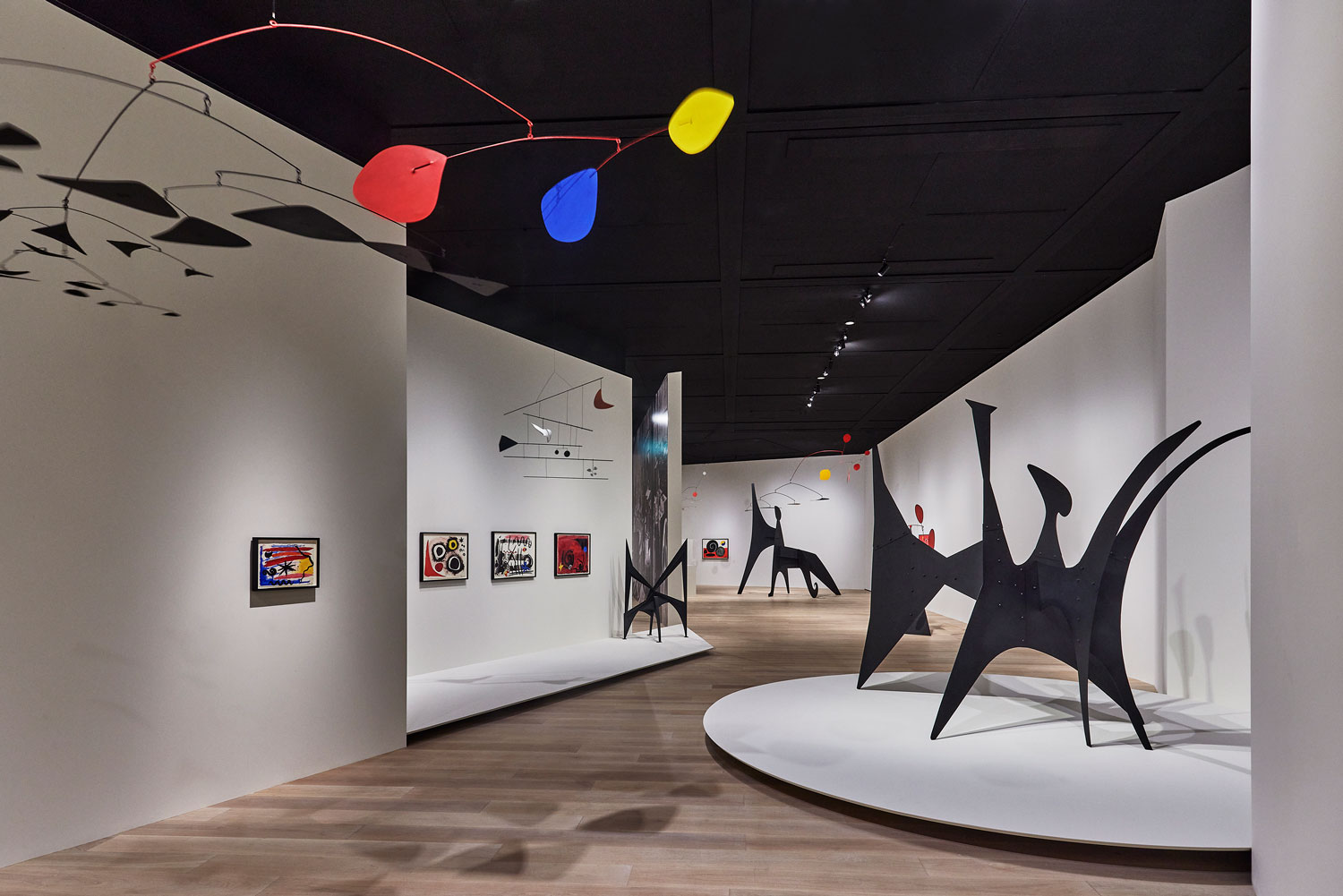 Work by Alexander Calder on view at 