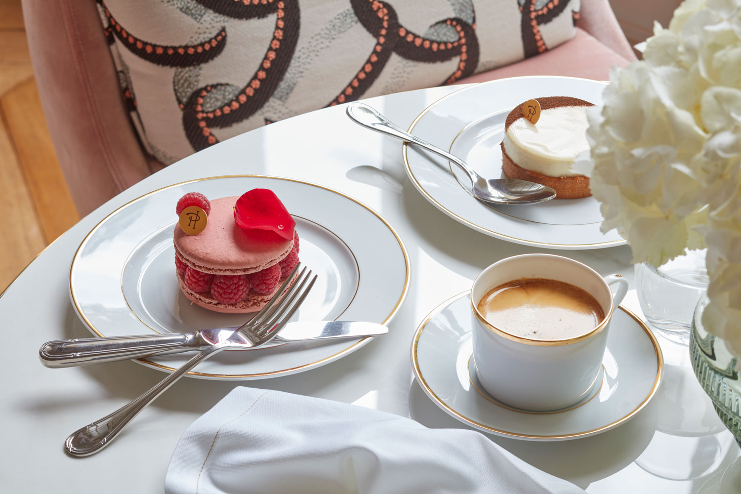 Pastries available at Hotel Les Lumières