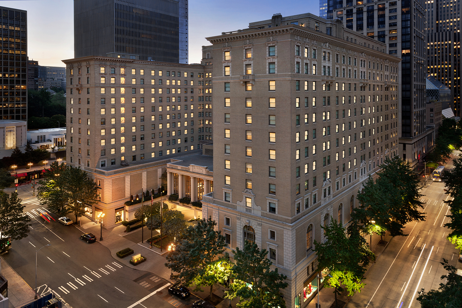 Fairmont Olympic Hotel in Seattle.