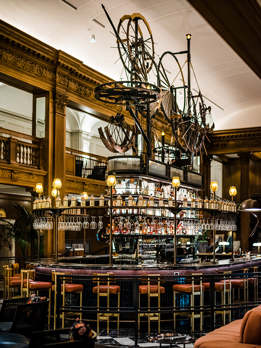 The Olympic Bar at the historic Fairmont Olympic Hotel.