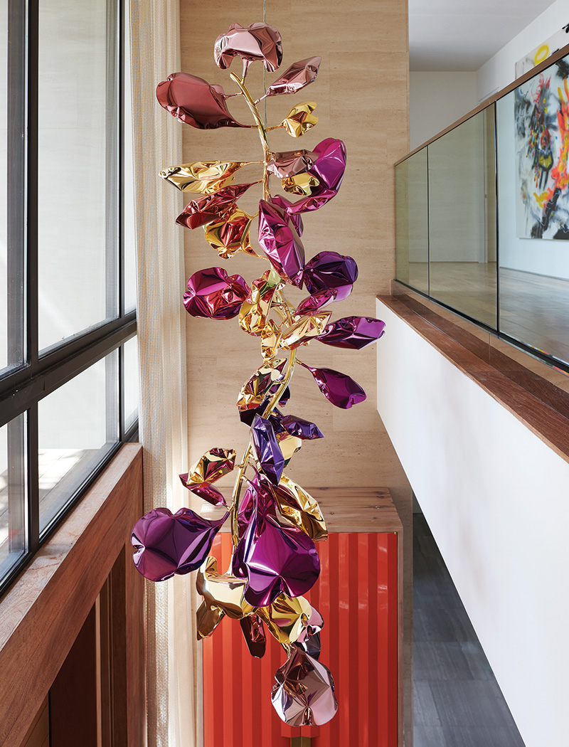 Dominick Leuci lighting pendant inspired by leafy sea dragons.